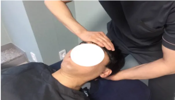 Fig 2. RI technique for neck extensor