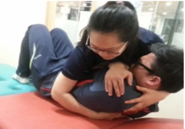Fig 4. Thoracic manipulation