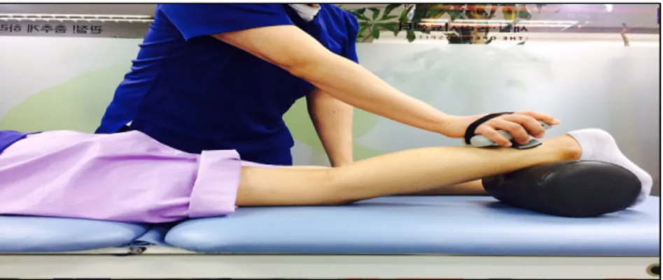Fig 10 Muscle strength measurement of hamstring muscle 