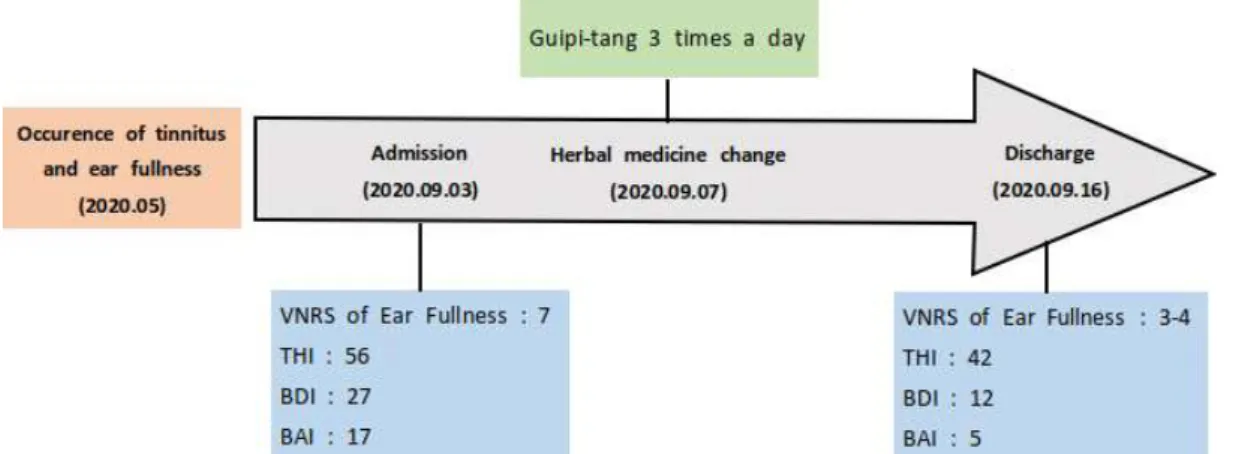 Fig. 1. The timeline of interventions and outcomes.