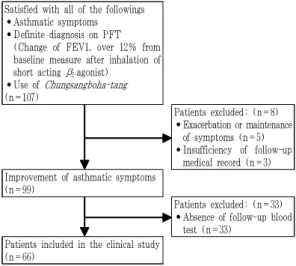 Fig. 1. Flow chart of the patient's selection.
