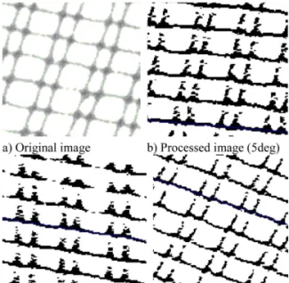 Fig. 12 Image Processing result for common fabric (30 t)