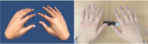 Fig. 11 3D Transformation of a virtual product using   the left hand gesture in Mode II