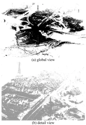 Fig. 7 Terrain model (point cloud)