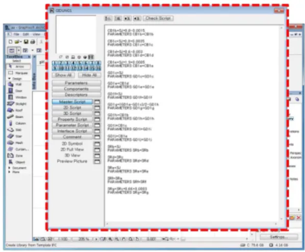 Fig. 2 ArchiCAD TM  GDL Window