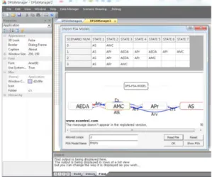 Fig. 7 Screen-shot of scenario generator