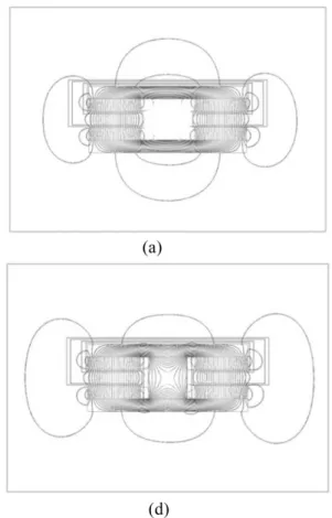 Fig. 4.  Schematic diagram of compound linear spring at single axis flat electromagnetic actuator.