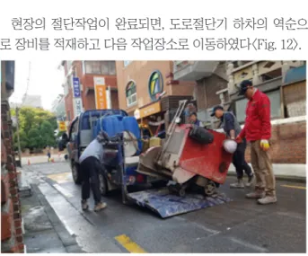 Fig. 13. Eco-friendly road cutter Fig. 12.  Loading low noise road cutter
