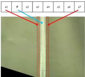 Fig. 1 Erased lane due to aging