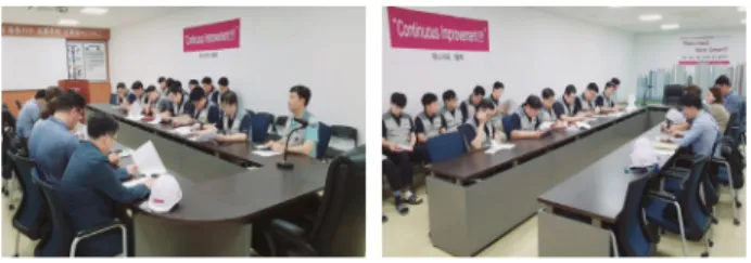 Fig. 2. Field manager interview photos