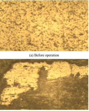 Fig. 10 Surface microstructure of plunger coated by  WC-Co-Cr powder