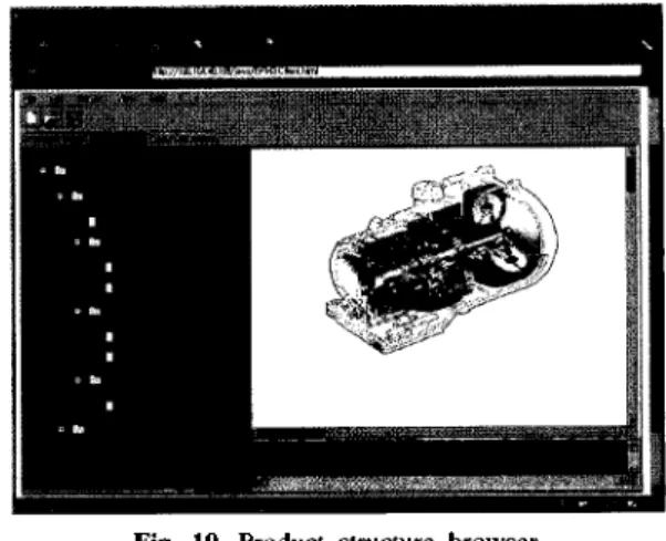 Fig. 10.  Product structure browser.