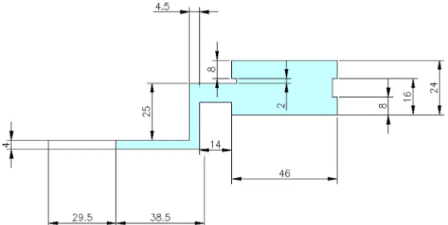 Fig. 17 Optimum disc cross-section after Taguchi optimization