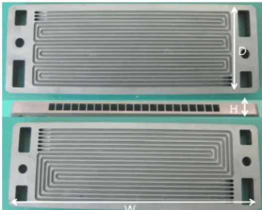 Fig. 1 Air-cooled bipolar plate