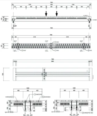 Fig. 1. Detail and configuration of HBS2 specimen