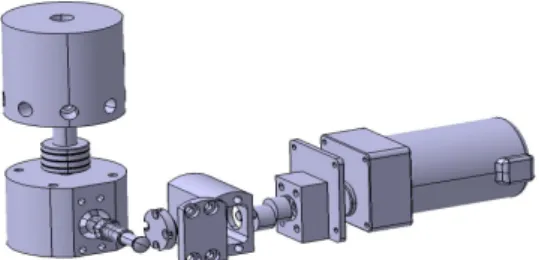 Fig. 1 Model of integrated cylinder lubricator system with an  accumulated distribution by the electronic control 