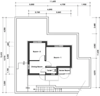 Fig. 4. Floor Plan of Case Study B