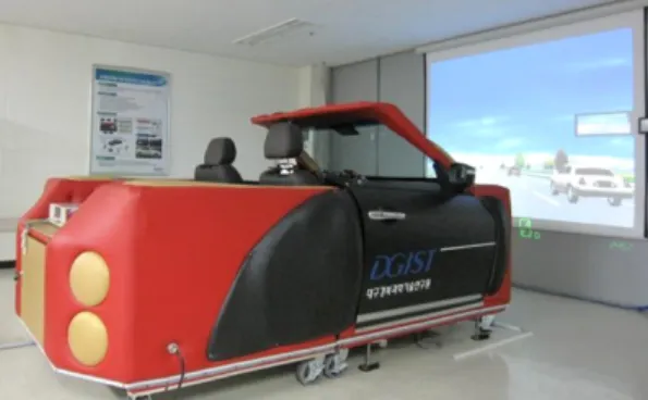 Fig. 1 DGIST Fixed-base driving simulator