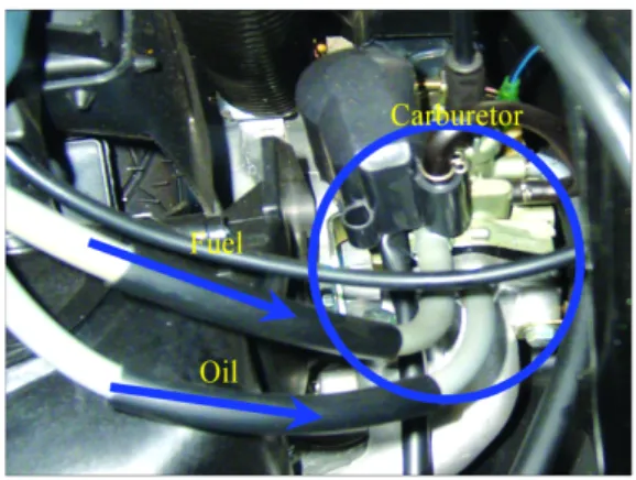 Fig. 1 50cc engine carburetor