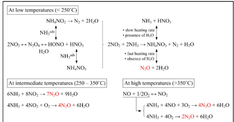 Fig. 1 The chemistry of nitrous oxide (N 2 O) formation