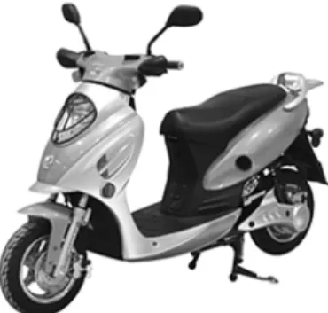 Fig. 1 Electric two-wheeled vehicle