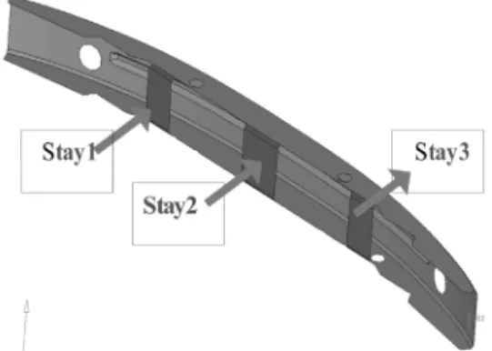Fig. 4 Design change example from open section bumper