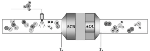 Fig. 4 Schematic diagram of catalyst for the experiment