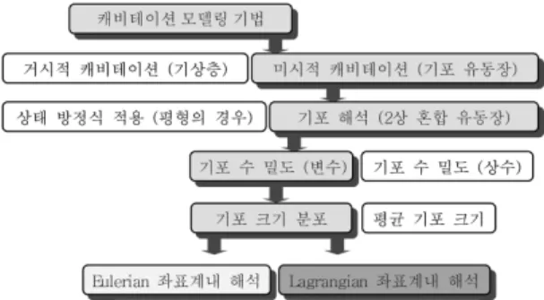 Fig. 1 Overview of cavitation modeling in fuel injector