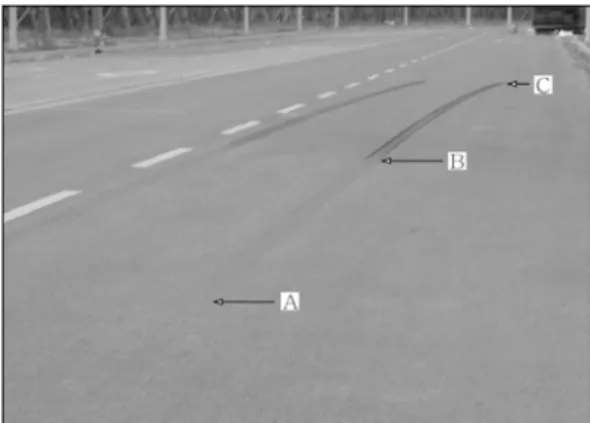 Fig. 4 Brake pedal onset position to stop location