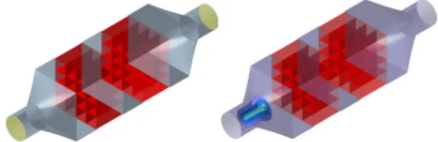 Fig. 13  Flow uniformity of catalyst’s front section.