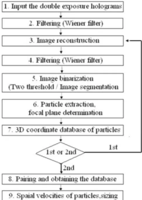 Fig. 8 Flow chart of hologram processing 