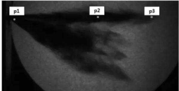 Fig. 6 Spray penetration measurement