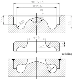 Figure 2 is a sketch map of the DI diesel engine