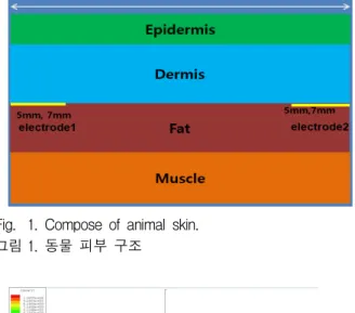 Fig. 1. Compose of animal skin.