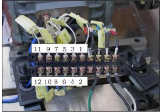 Fig. 1. External tab of the turn short circuit motor.