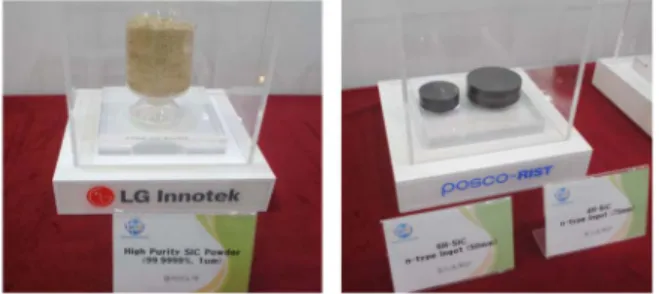 Fig. 3. Comparison of the major impurity contents between SiC powder and single crystal wafer.