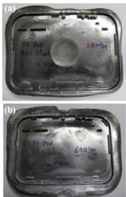 Fig. 5 Schematic of plate forging dieset with temperature  cooling and gutter to suppressed slash 