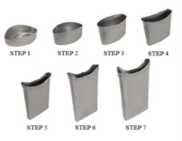 Fig. 1  Product shape for each stage