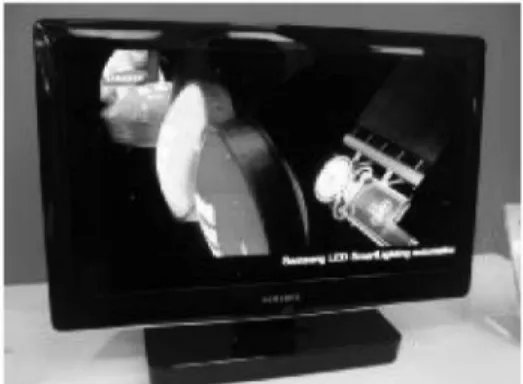 Fig. 3. 잉크젯 기술로 만들어진 삼성 19  인치 OLED TV.