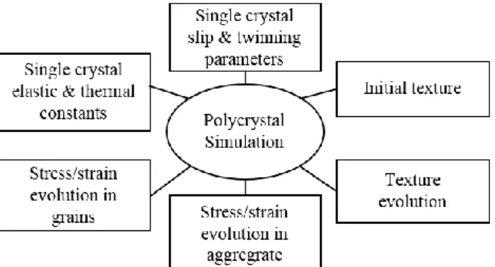 Fig. 1 Schematic diagram of polycrystal model [15]