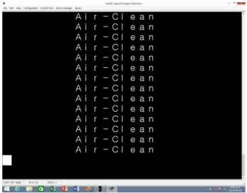 Fig. 14. Characters displayed on a monitor.