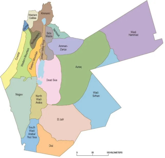 Fig. 2.6 Groundwater aquifer systems in the region (ref: EXACT-ME) Fig. 2.7 Arab Dam