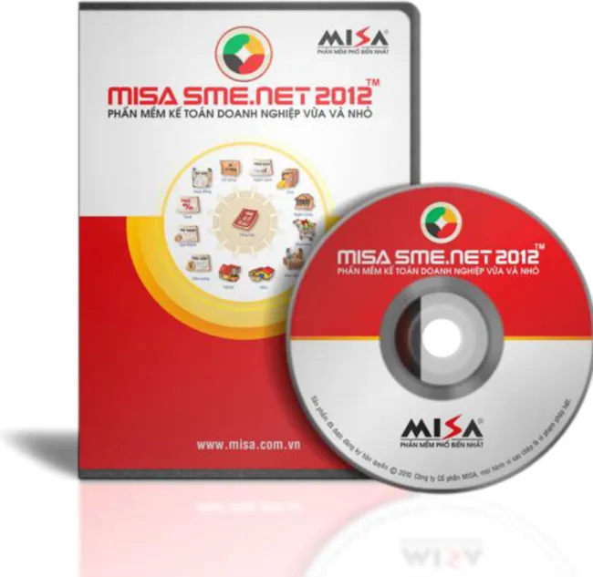 Hình 3.1 Hình ảnh giao diện phần mềm MISA SME.NET 2012 