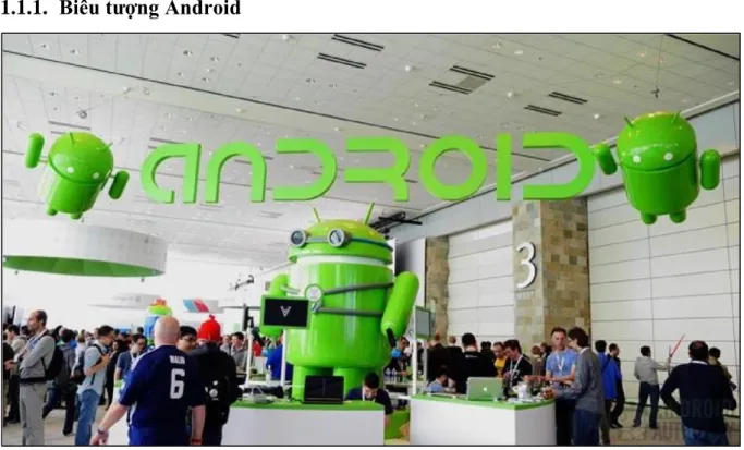Hình ảnh quen thuộc hiện nay cho hệ điều hành Android giống như sự kết hợp  của một con robot và một lỗi màu xanh lá cây do Irina Blok tạo ra