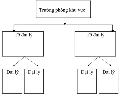 Hình 1-2: Mô hình tổ chức theo nhóm đại lý 