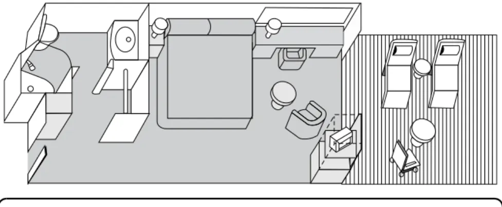 Figure 2.2 Cutaway diagram of a cabin