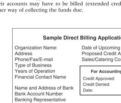 Figure 6-4 illustrates what a sample direct billing application might look like.