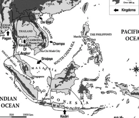 Figure 1.1  Southeast Asia  Source: Map by bernard Shaw.