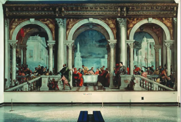 Figure 1.3:  Common foods served at ancient Roman banquets included olives, figs,  goat cheese, pork, fish, bread, and wine.