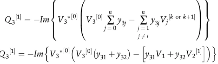 Figure 4 below shows a 3-bus system. Perform 2 iterations to obtain the voltage magnitude and angles at buses 2 and 3